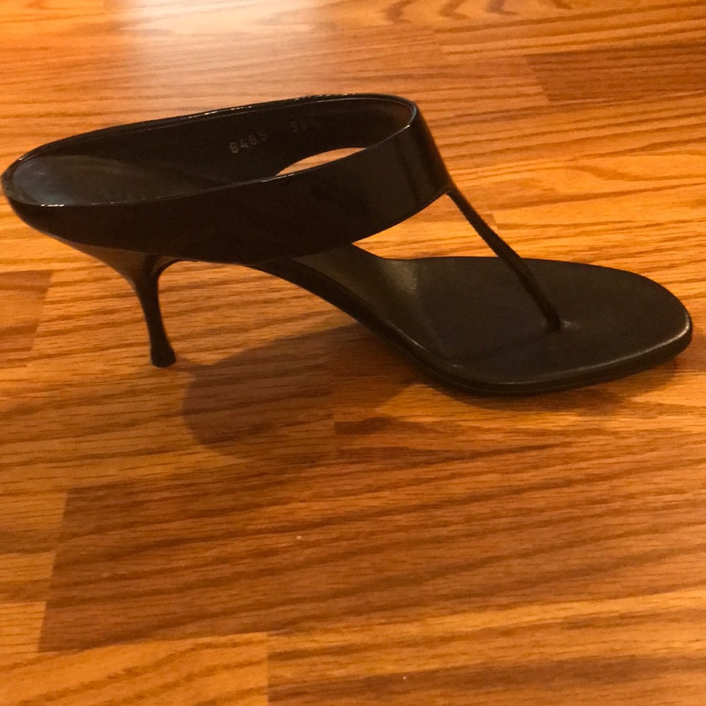 Prada Black Patent Heels